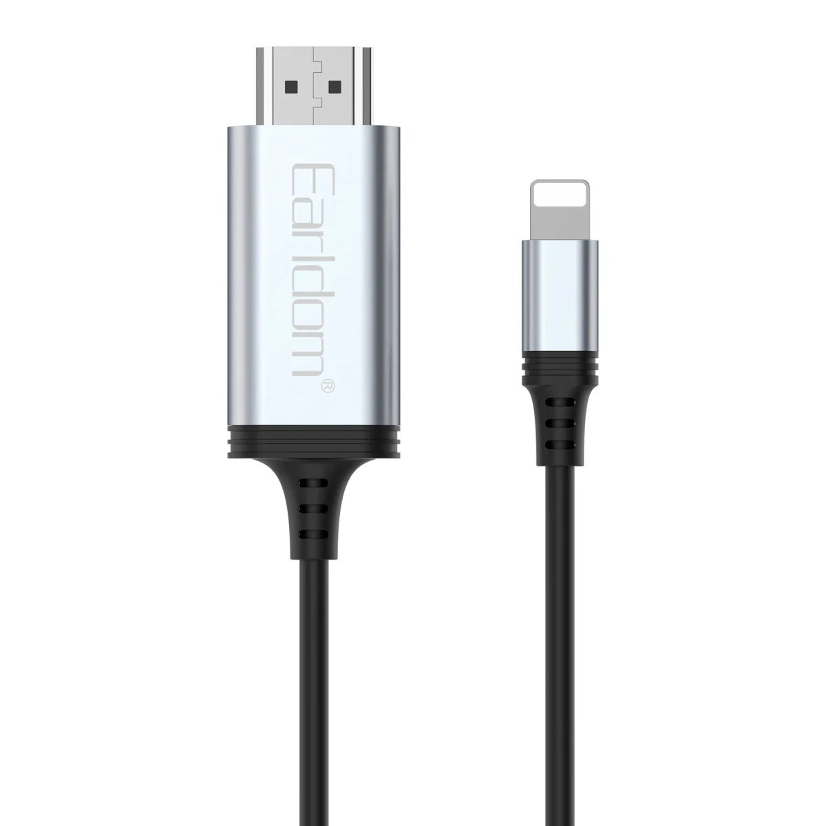 Earldom W35 2K 2M Tak Çalıştır Lightning to HDMI Dönüştürücü - Siyah