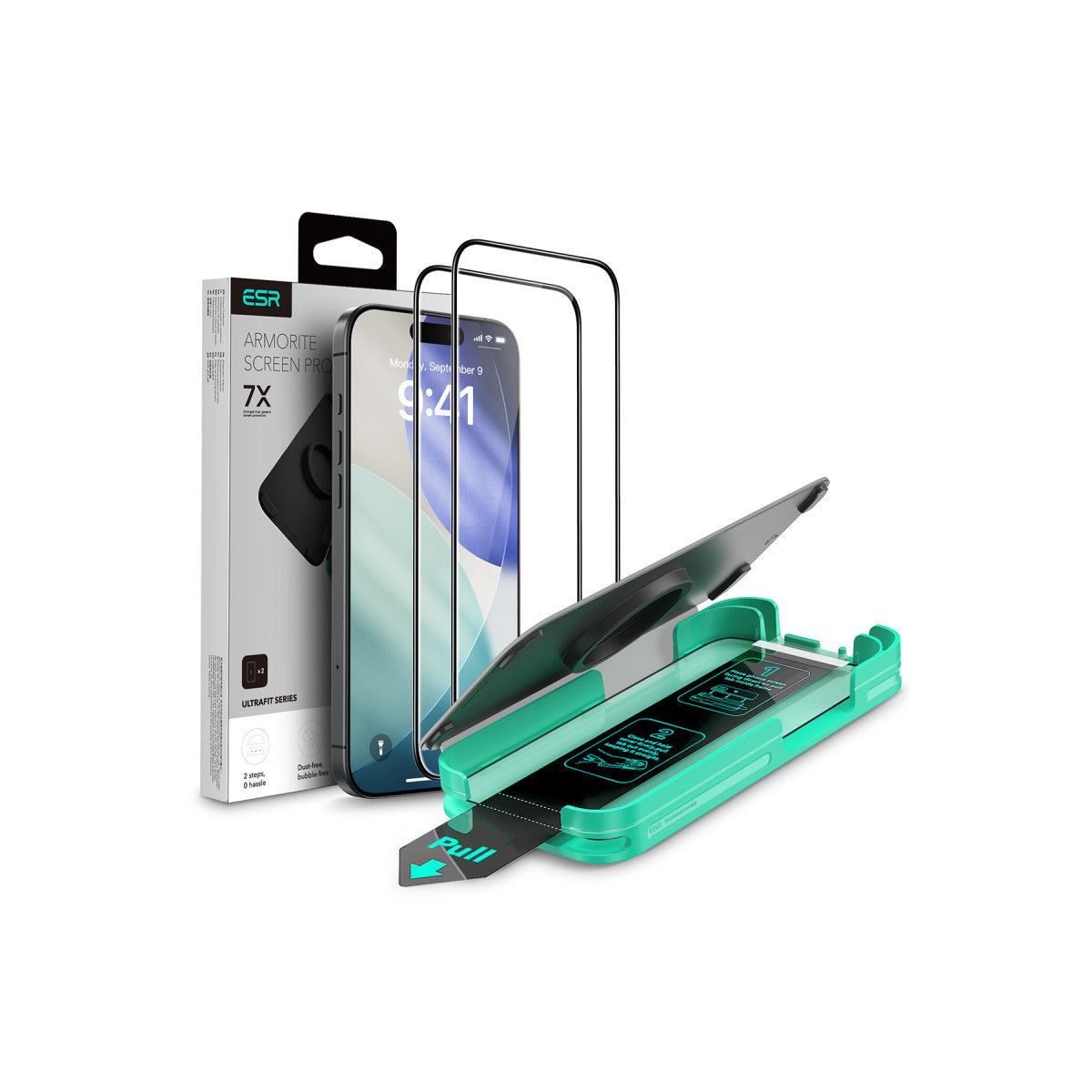 ESR Apple iPhone 17 Air UltraFit Armorite 2 Adet Cam Ekran Koruyucu