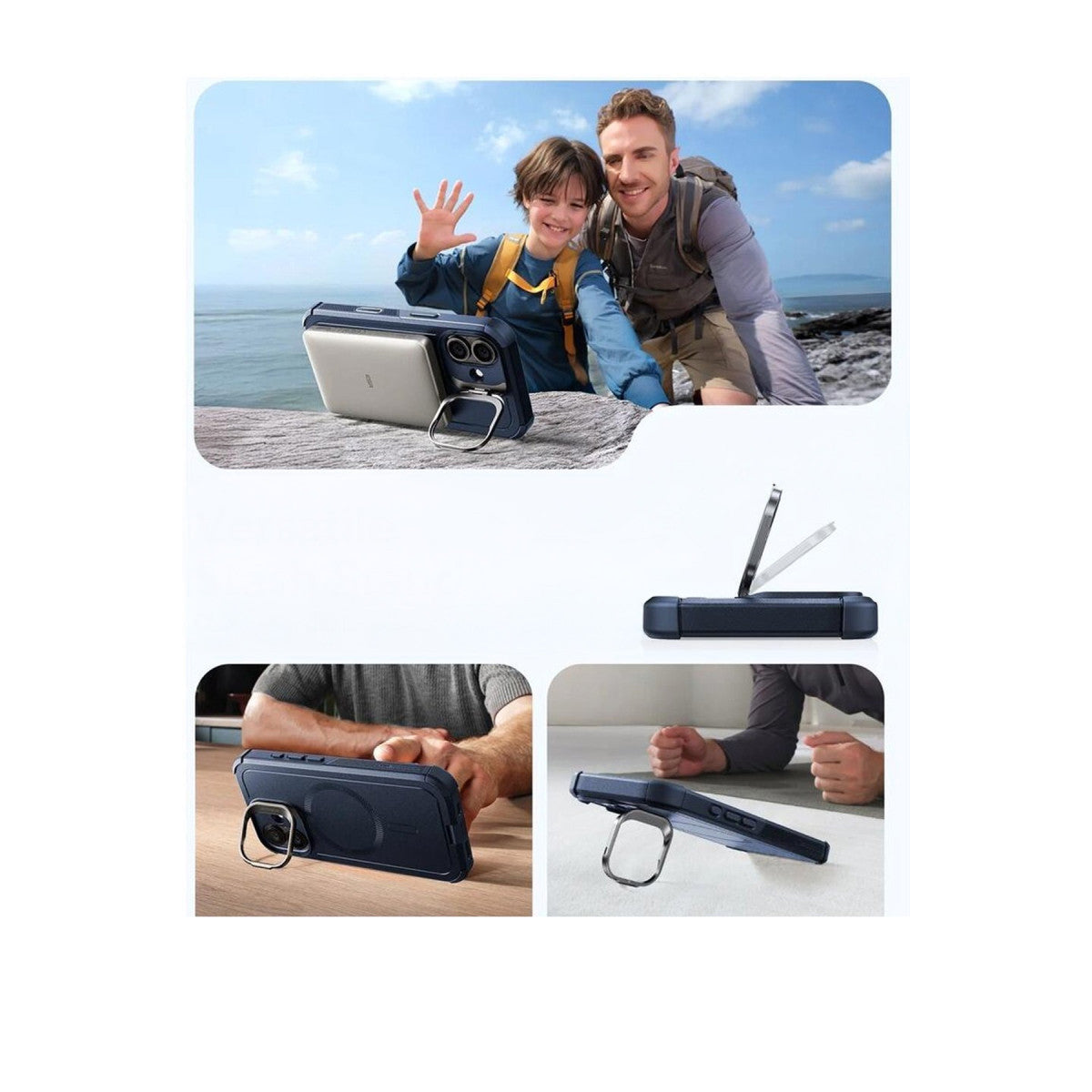 ESR Apple iPhone 17 Cyber Tough Magsafe Stantlı Kapak