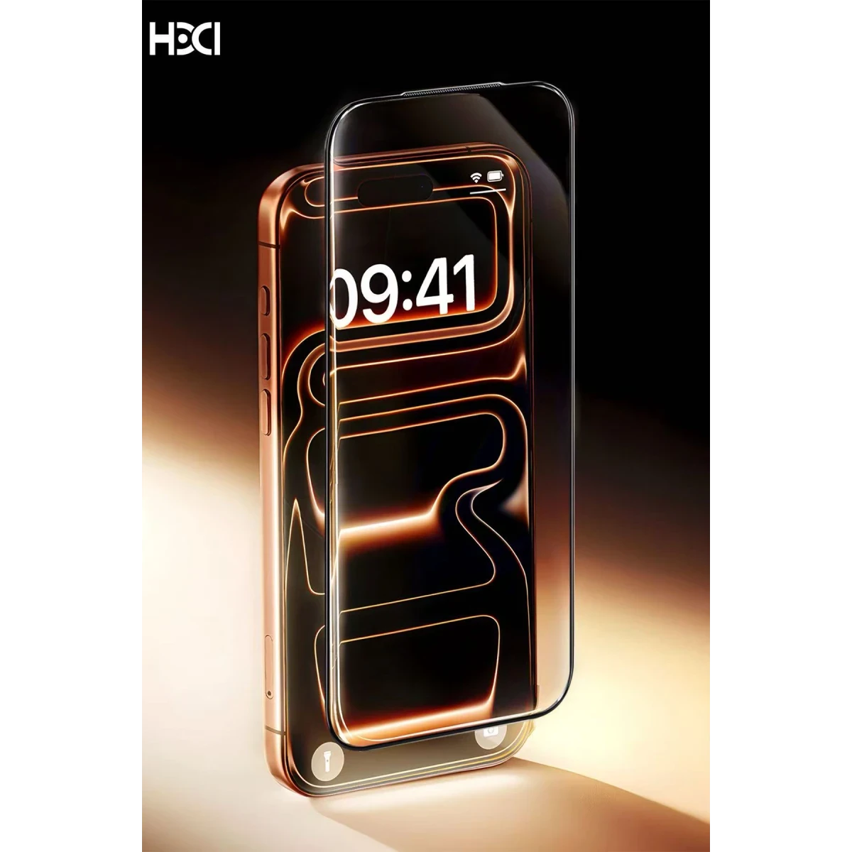 HDD Apple iPhone 17 Pro Max Bam 9H Cam Ekran Koruyucu - Şeffaf