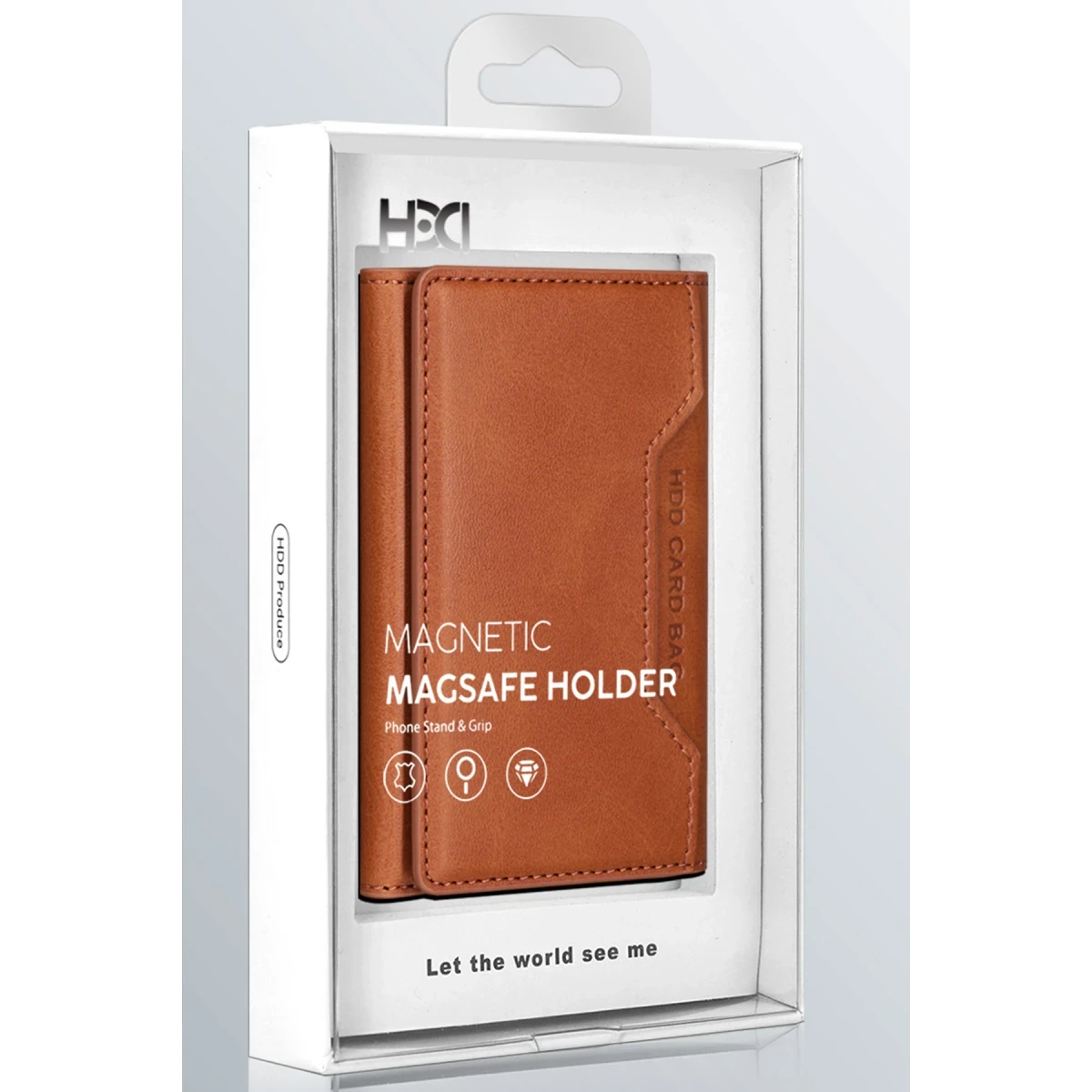 HDD HS-013 Stant Özellikli Magsafe Kartlık - Çöl Titanyum