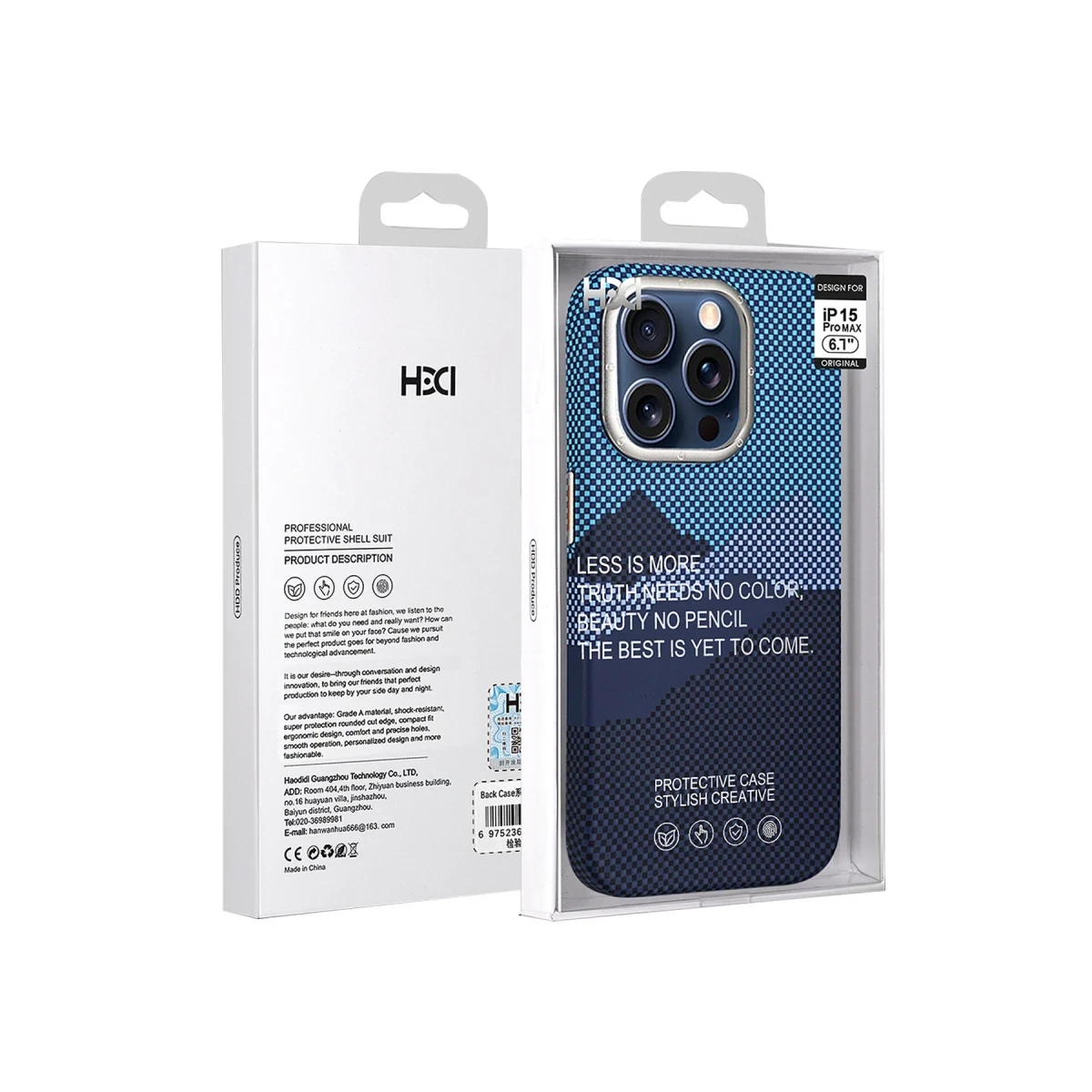 HDD Apple iPhone 14 Pro HBC-263 Monaco Kapak - Derin Mor