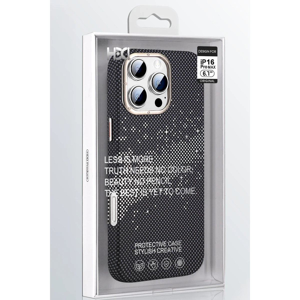 HDD Apple iPhone 16 Pro Max HBC-263 Monaco Kapak - Derin Mor
