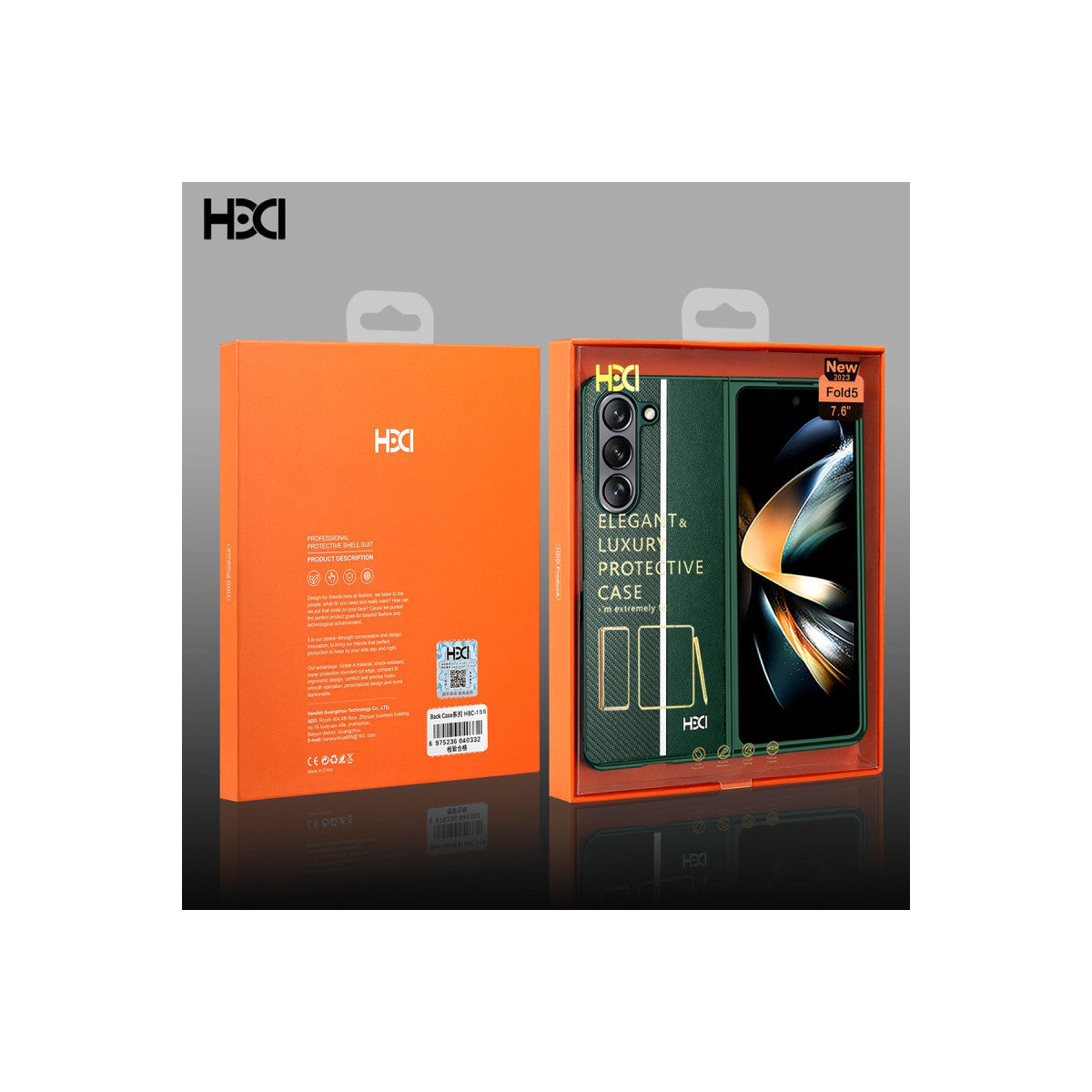 HDD Samsung Galaxy Z Fold 5 Kılıf HBC-155 Lizbon Kapak
