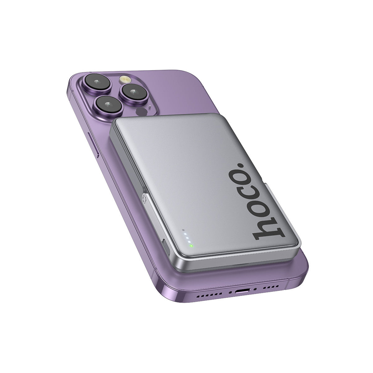 Hoco. Q36 Sunlight 5.000 mAh 20W Type-C ve 10W Kablosuz Şarj PD Magsafe Standlı Powerbank