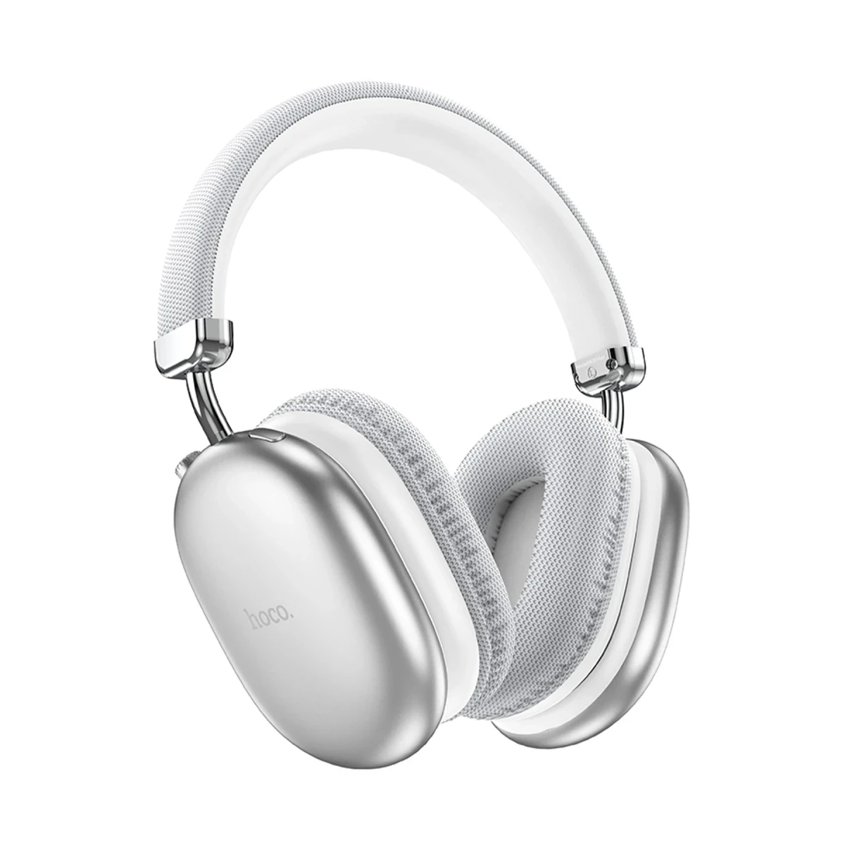 Hoco. W35 Max Joy Aux Destekli Bluetooth Kablosuz Kulaklık - Gümüş