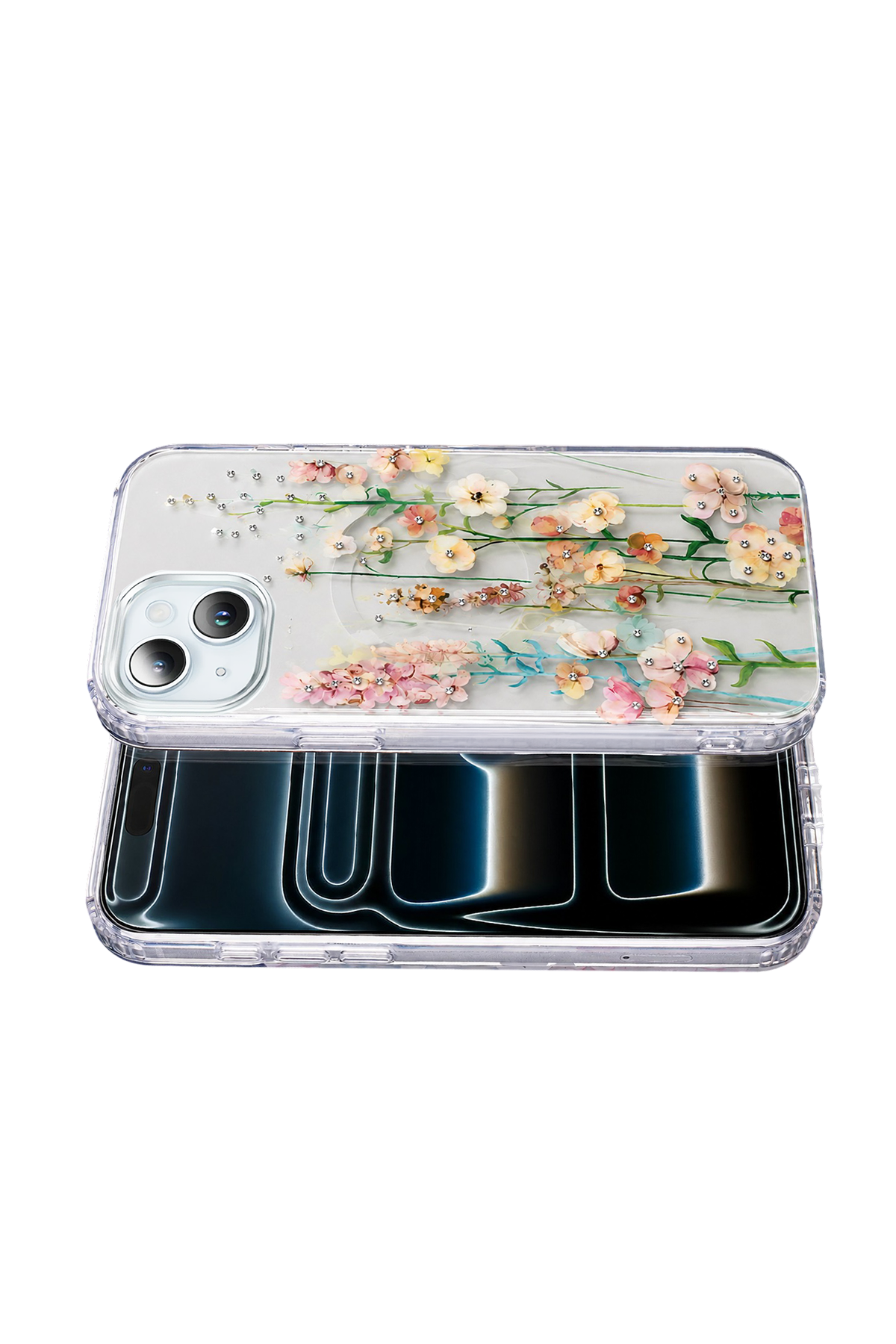 Onegif Apple iPhone 15 Desina Magsafe Kapak - Desen 1