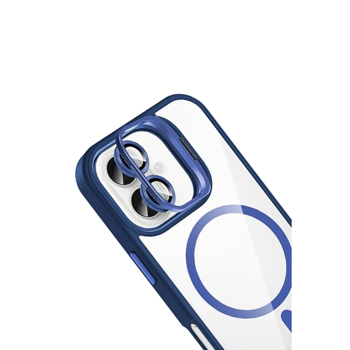 Joko Apple iPhone 16 Plus Remim Lensli Magsafe Standlı Kapak - Lacivert