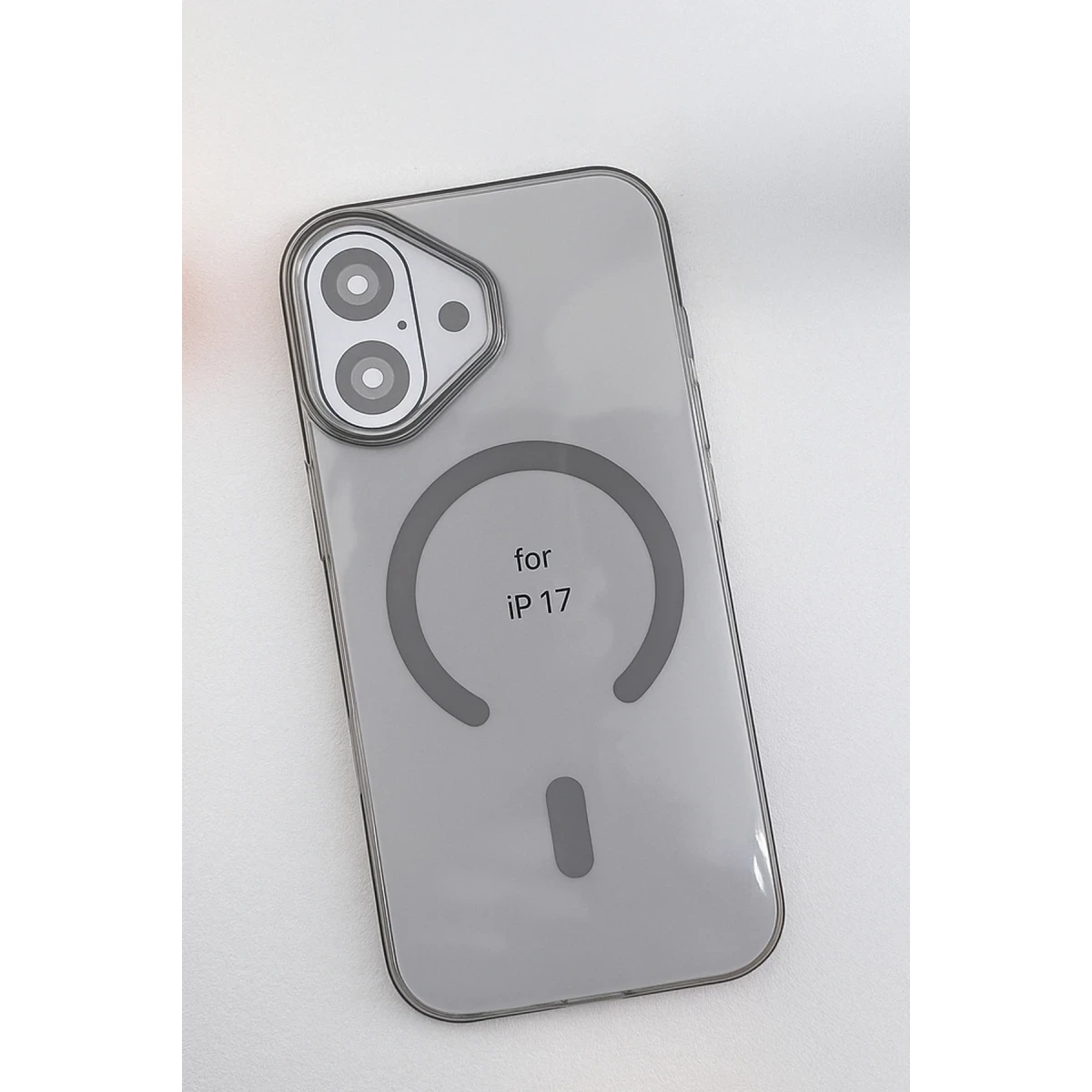 Joko Apple iPhone 17 PC Blank Magsafe Kapak - Natural Grey