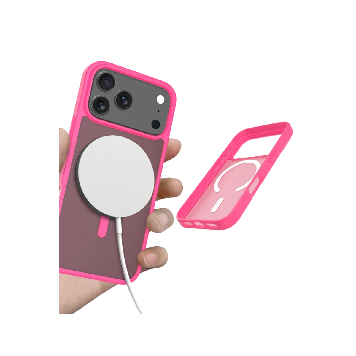 Joko Apple iPhone 17 Pro Max Jota Magsafe Kapak - Rose