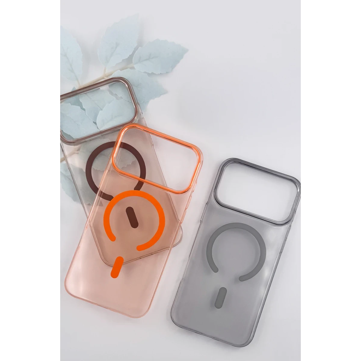 Joko Apple iPhone 17 Pro PC Blank Magsafe Kapak - Natural Grey