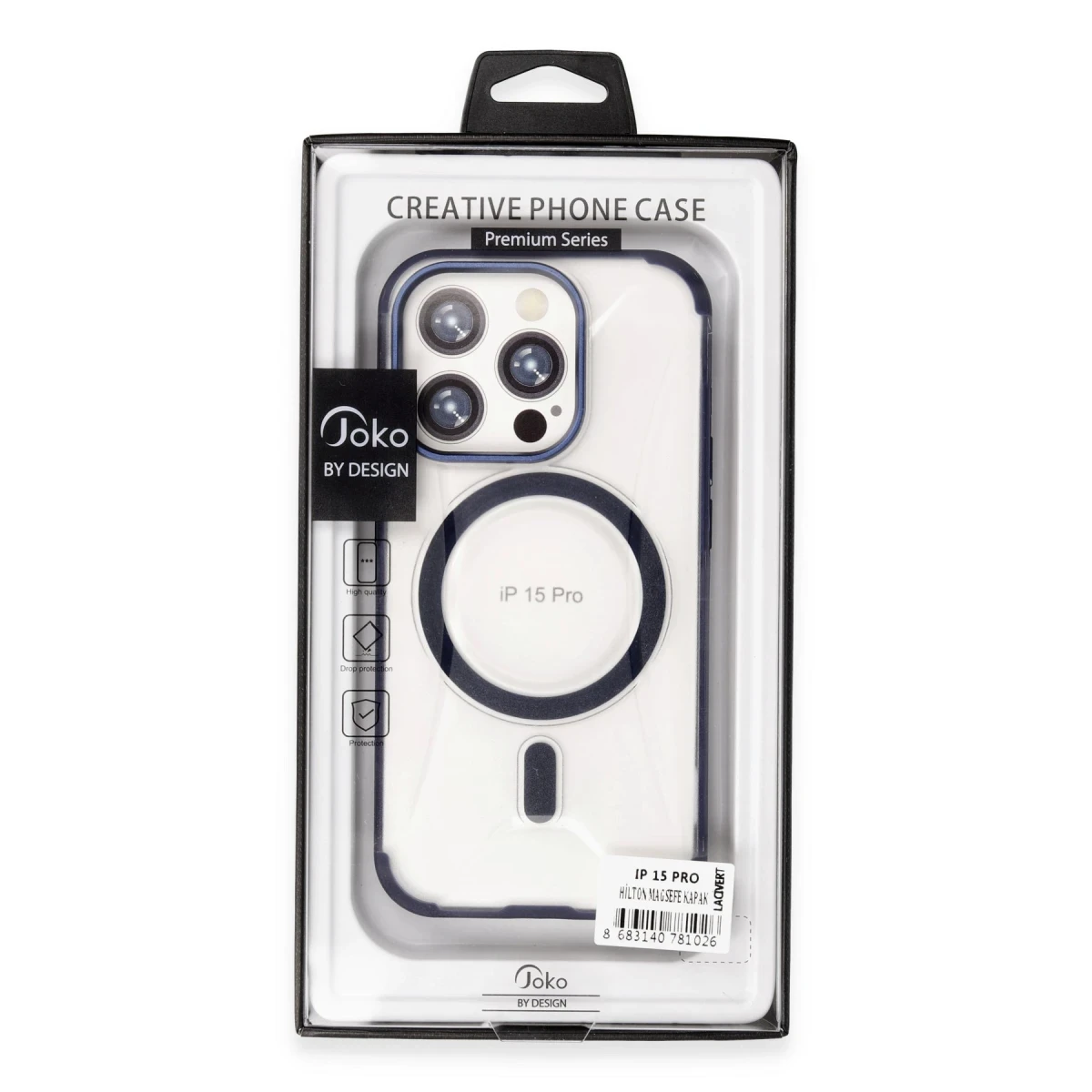 Joko Apple iPhone 15 Pro Hilton Magsafe Kapak - Derin Mor