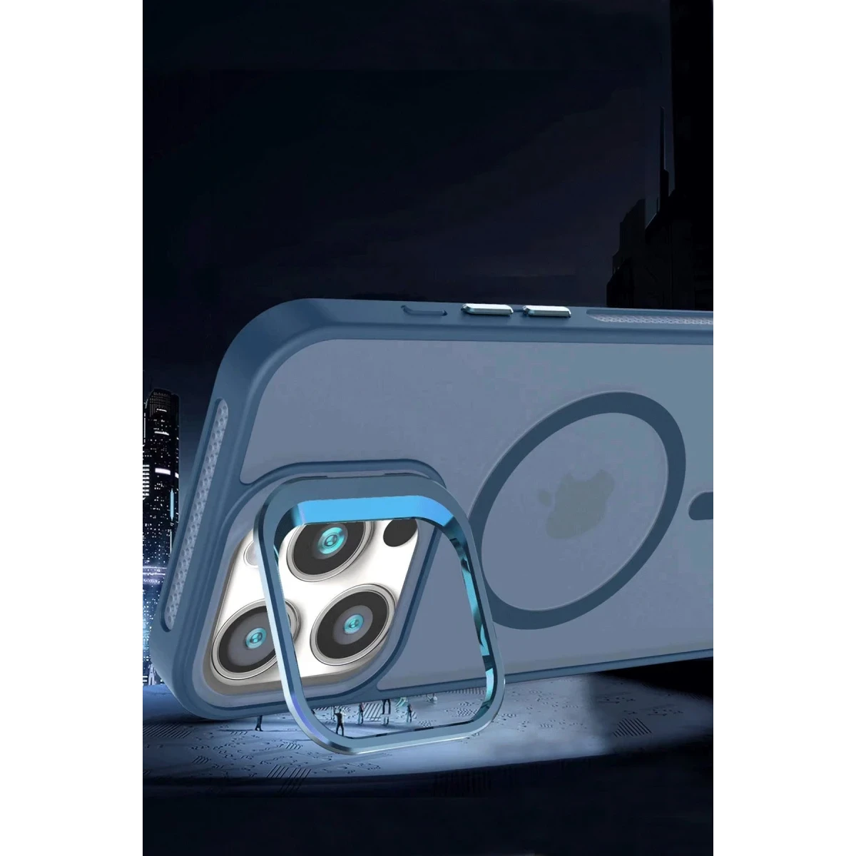 Joko Apple iPhone 16 Plus Flet Lens Magsafe Kapak - Derin Mor