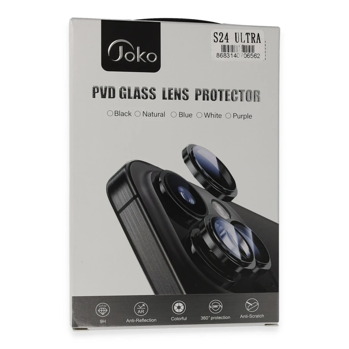 Joko Samsung Galaxy S24 Ultra PVD Metal Kamera Lens - Derin Mor