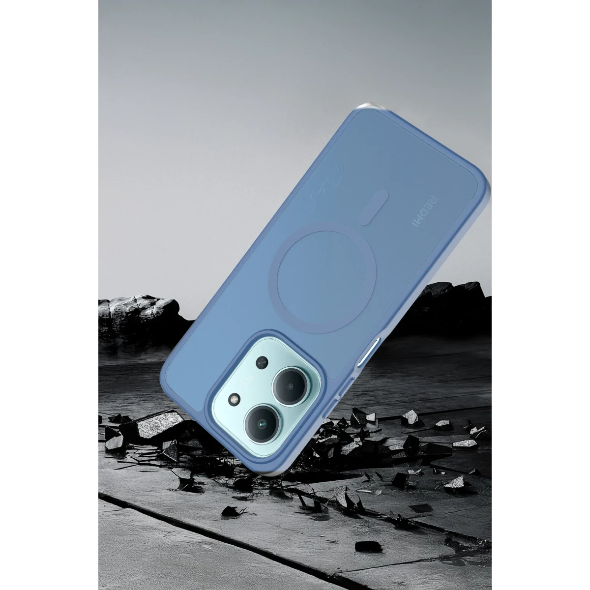Joko Xiaomi Redmi 15C 4G Jota Magsafe Kapak - Açık Mavi