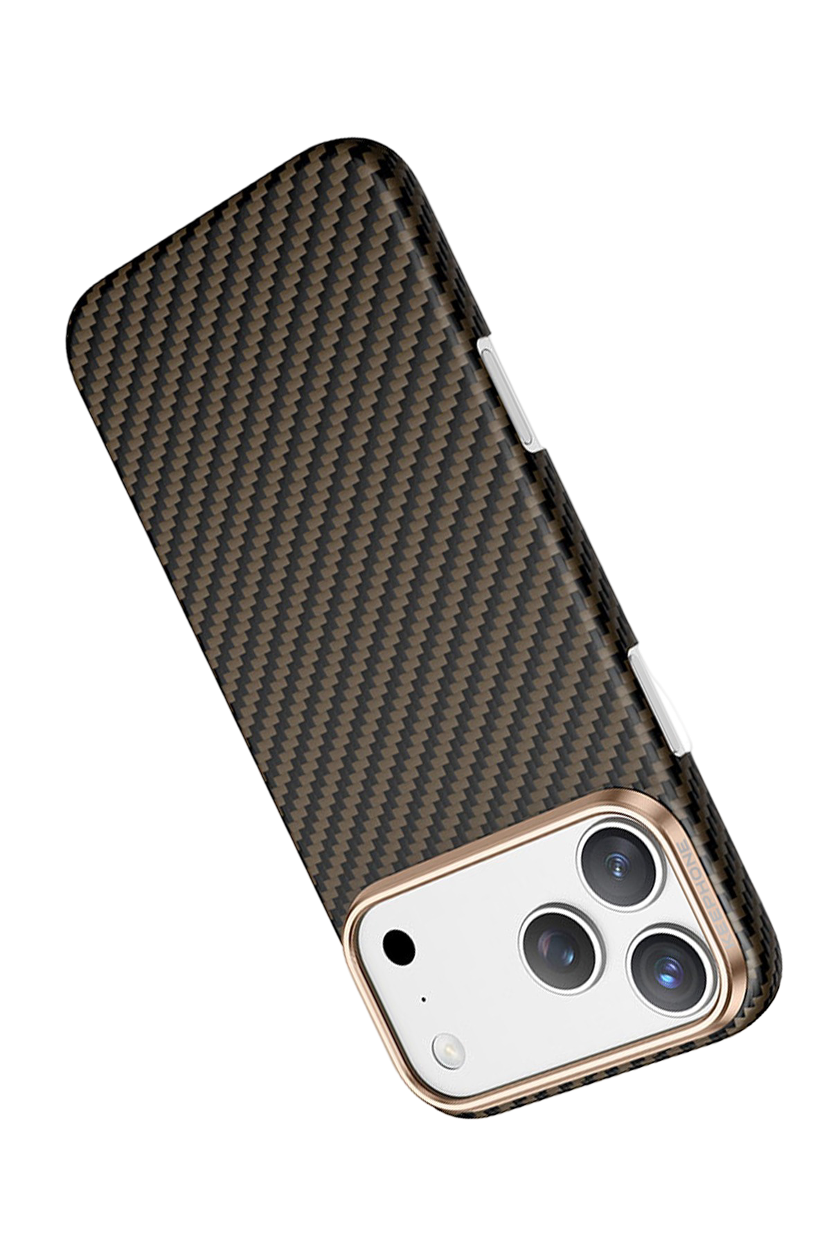 Keephone Apple iPhone 17 Pro Max Kevlar Diago Magsafe Kılıf - Bronz