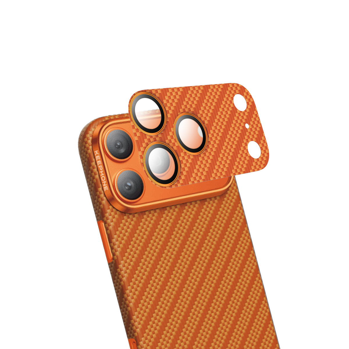 Keephone Apple iPhone 17 Pro Max Kevlar Robin Kamera Lens Koruyucu