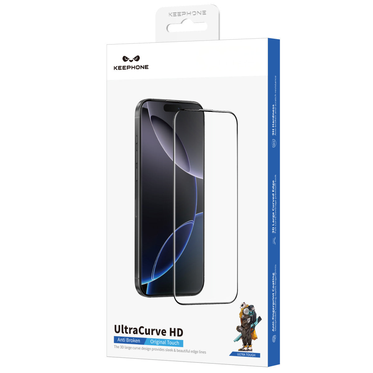 Keephone Apple iPhone 17 Pro UltraCurve HD 3D Cam Ekran Koruyucu