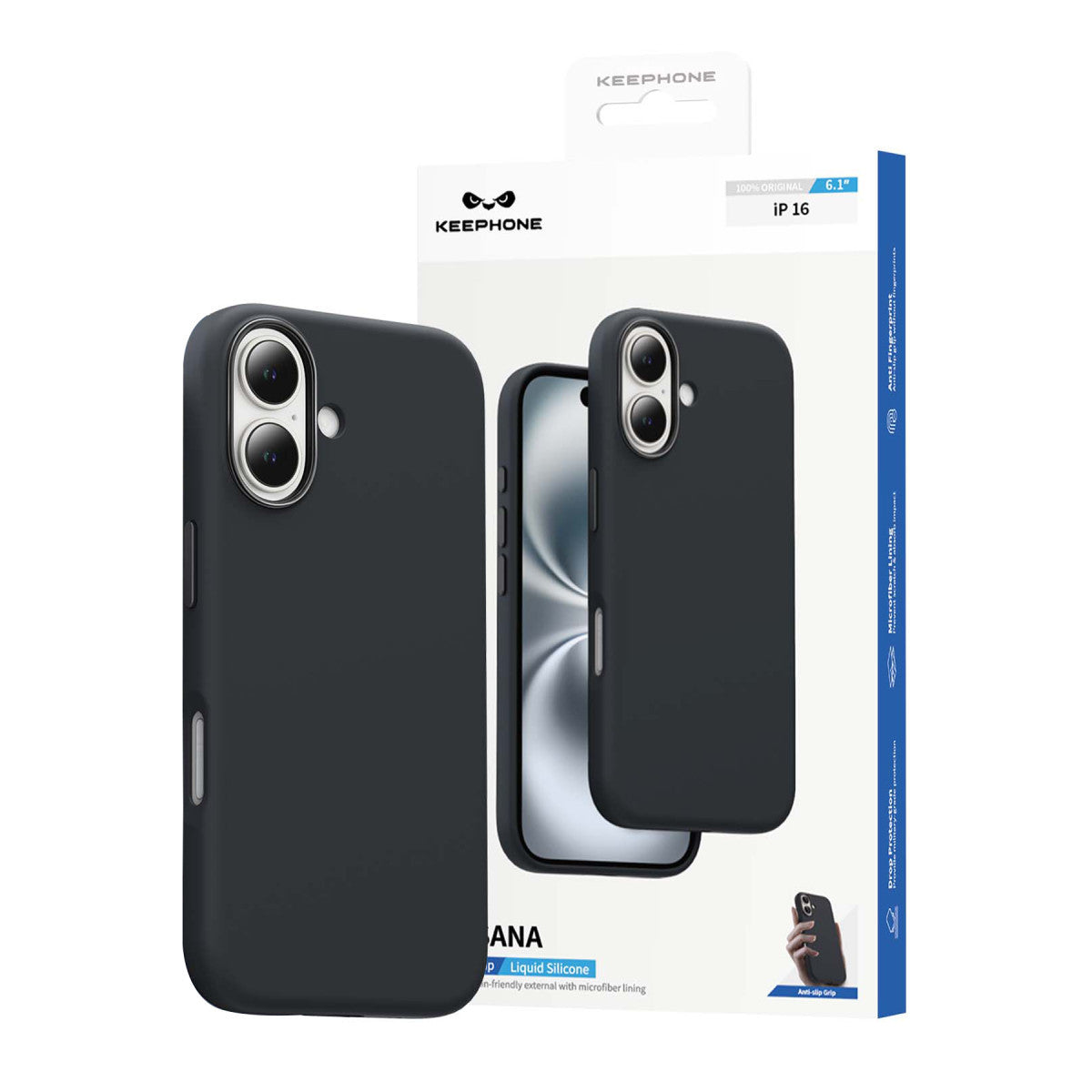 Keephone Apple iPhone 16 Rosana Silikon Kılıf