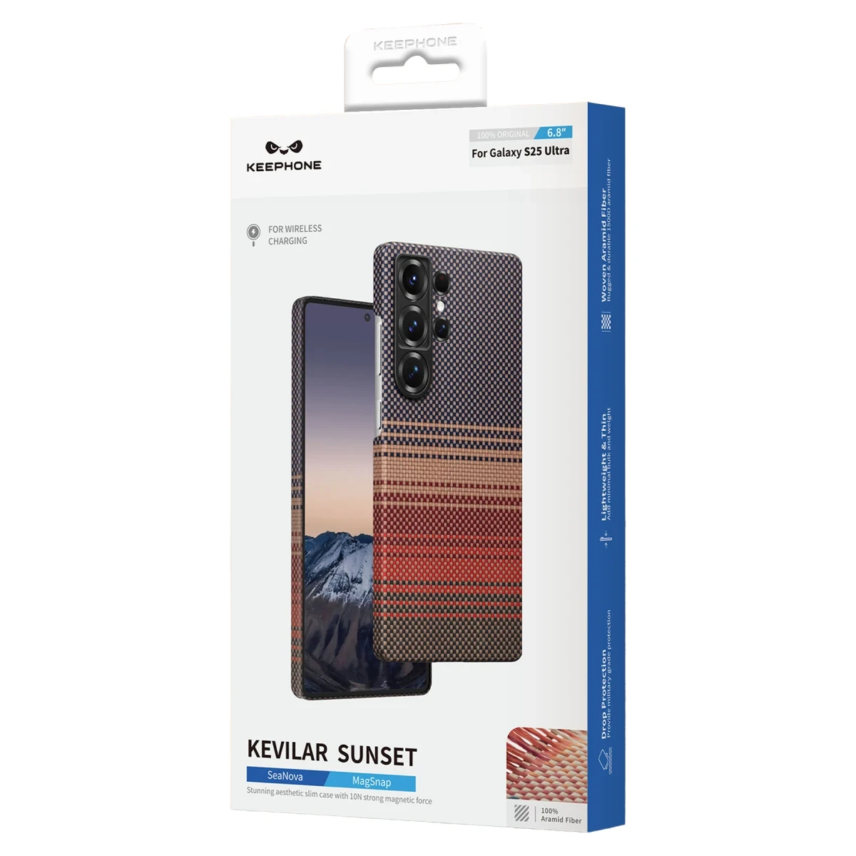 Keephone Samsung S25 Ultra Kevlar Seanova Magsafe Kılıf - Sunlit