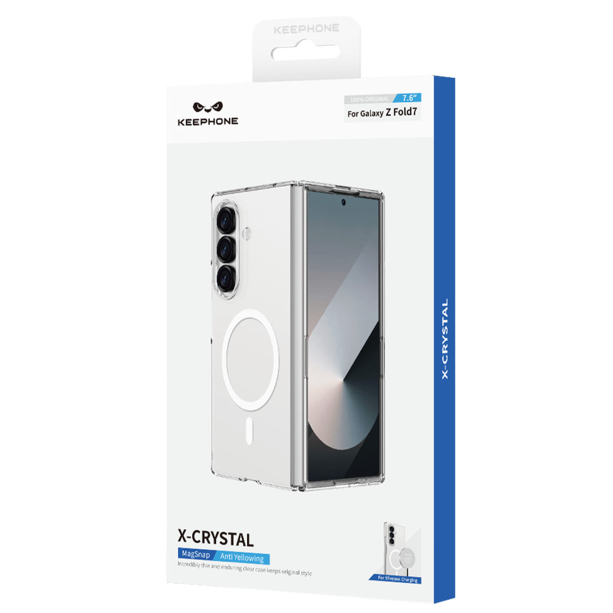 Keephone Samsung Galaxy Z Fold 7 X-Crystal Slim Magsafe Kılıf