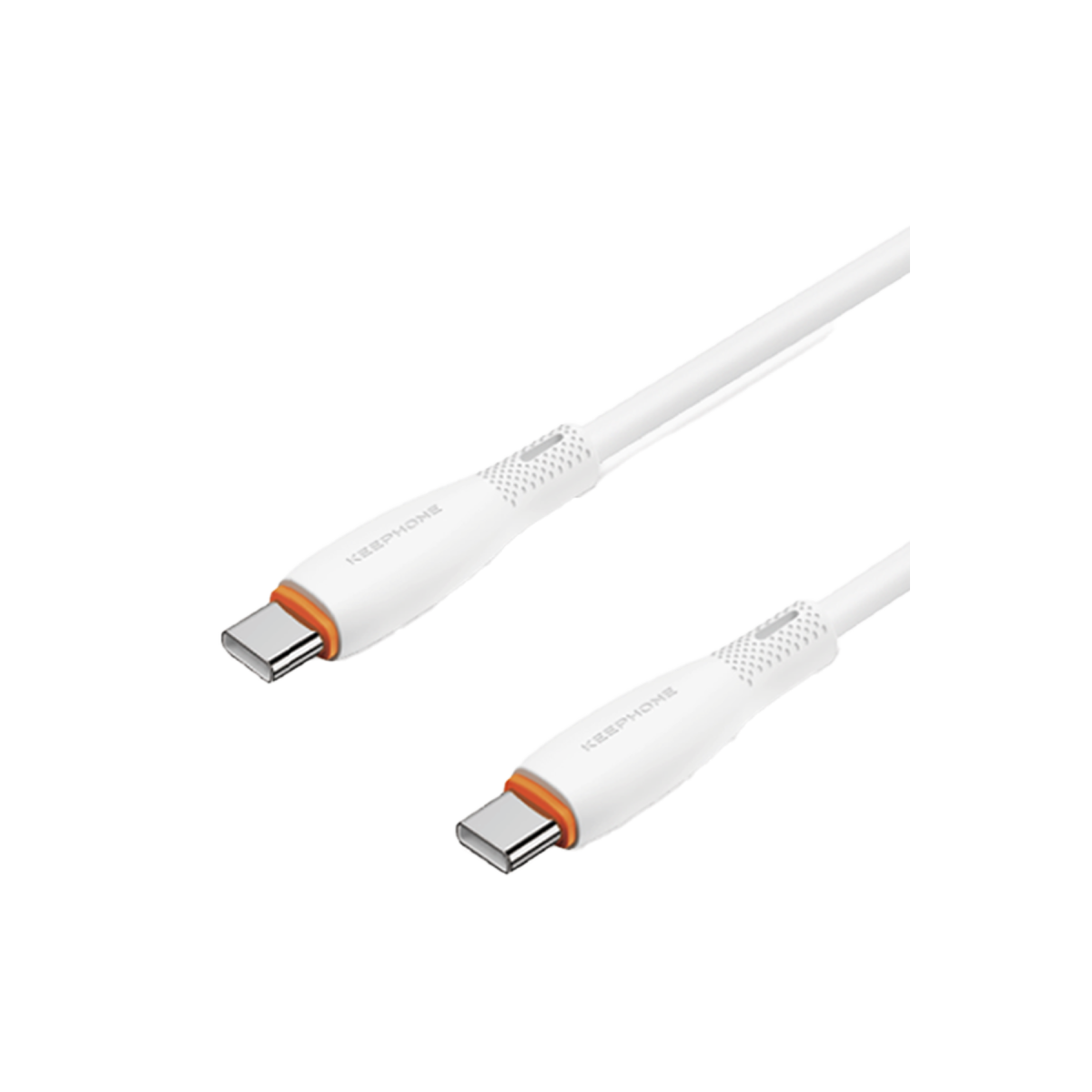 Keephone Shanklin 1.2M Type-C to Type-C 480 Mbps Data ve Şarj Kablosu