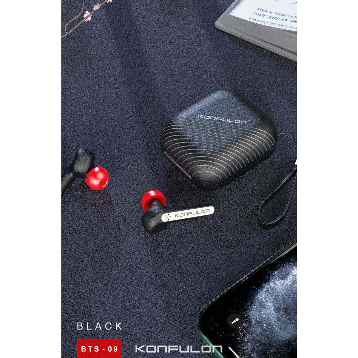 Konfulon BTS09 Kablosuz Airpods Kulaklık
