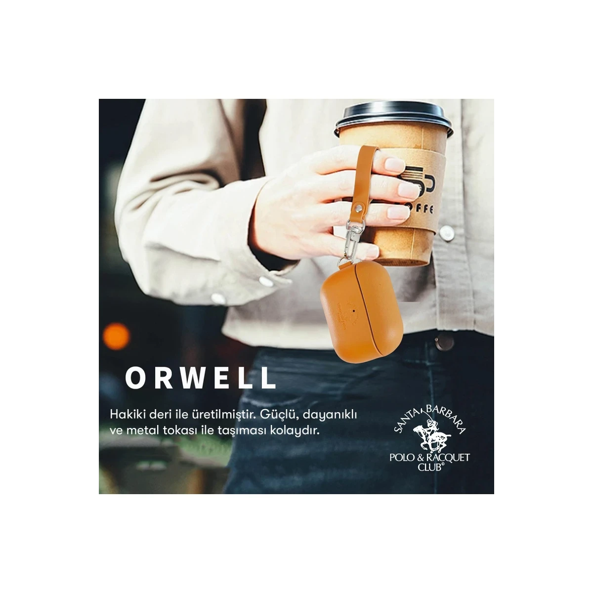 Santa Barbara Polo Racquet Club Apple Airpods Pro 2 (2.nesil) Orwell Kılıf - Mor