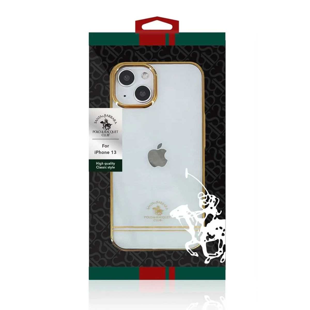 Santa Barbara Polo Racquet Club Apple iPhone 13 Pro Max Mateo Kapak - Şeffaf