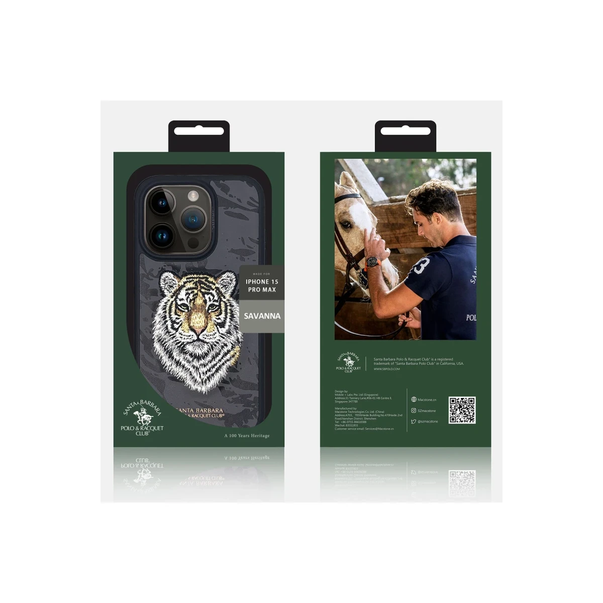 Santa Barbara Polo Racquet Club Apple iPhone 14 Pro Savanna Kapak - Bengal