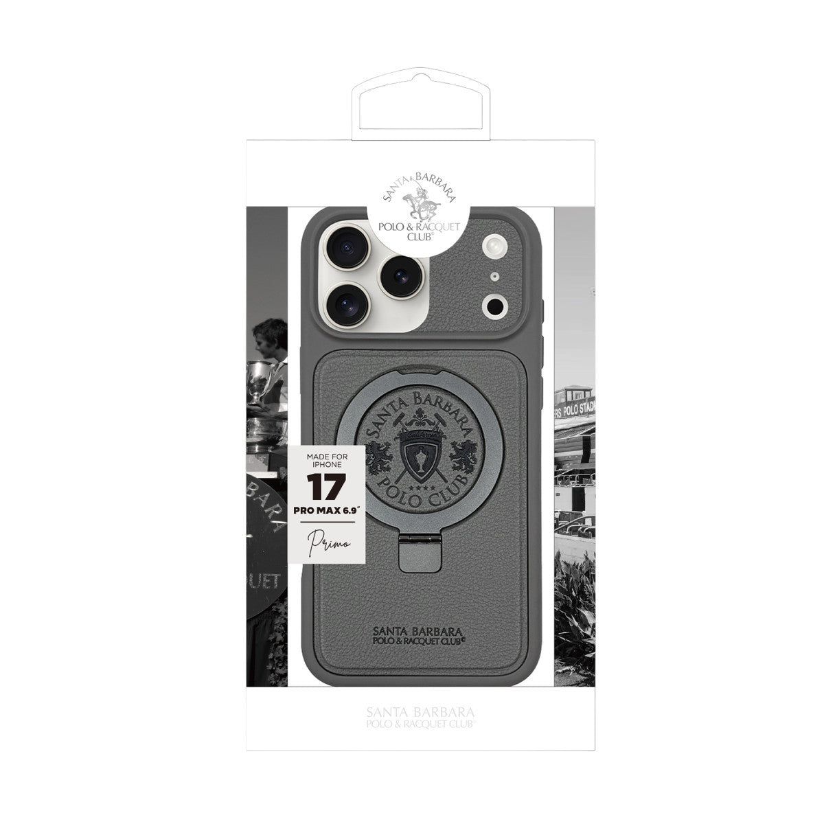 Santa Barbara Polo Racquet Club Apple iPhone 17 Pro Primo Magsafe Stand Kapak
