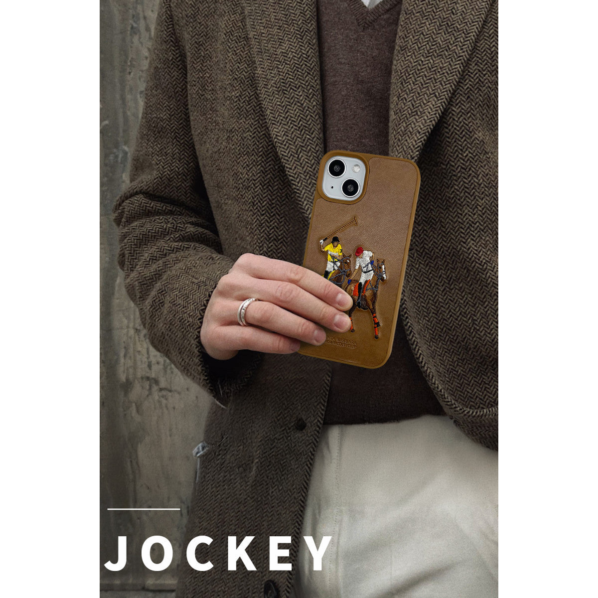 Santa Barbara Polo Racquet Club Apple iPhone 13 Jockey Deri Kapak
