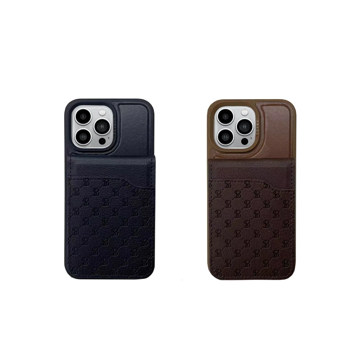 Santa Barbara Polo Racquet Club Apple iPhone 13 Pro Max Timothy Cüzdanlı Standlı Kapak - Kahverengi