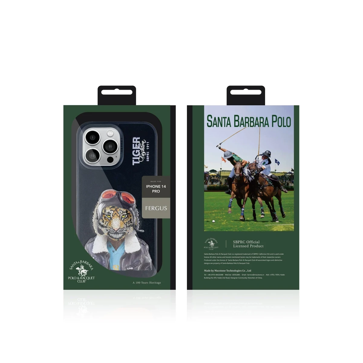 Santa Barbara Polo Racquet Club Apple iPhone 14 Pro Max Fergus Kapak - Kahverengi