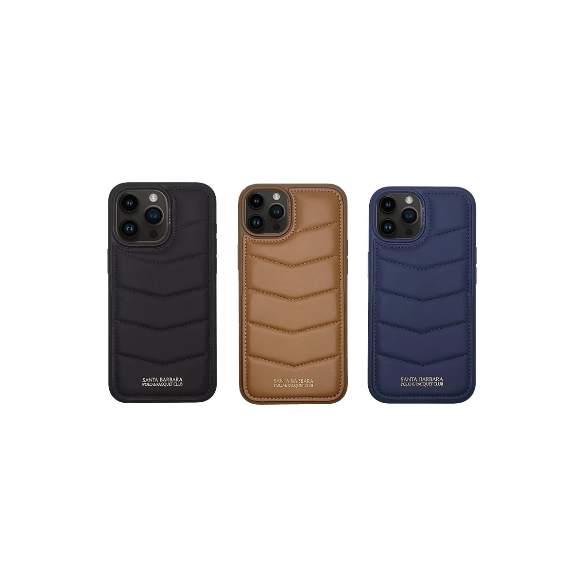 Santa Barbara Polo Racquet Club Apple iPhone 15 Pro Clyde Stand Kapak - Kahverengi