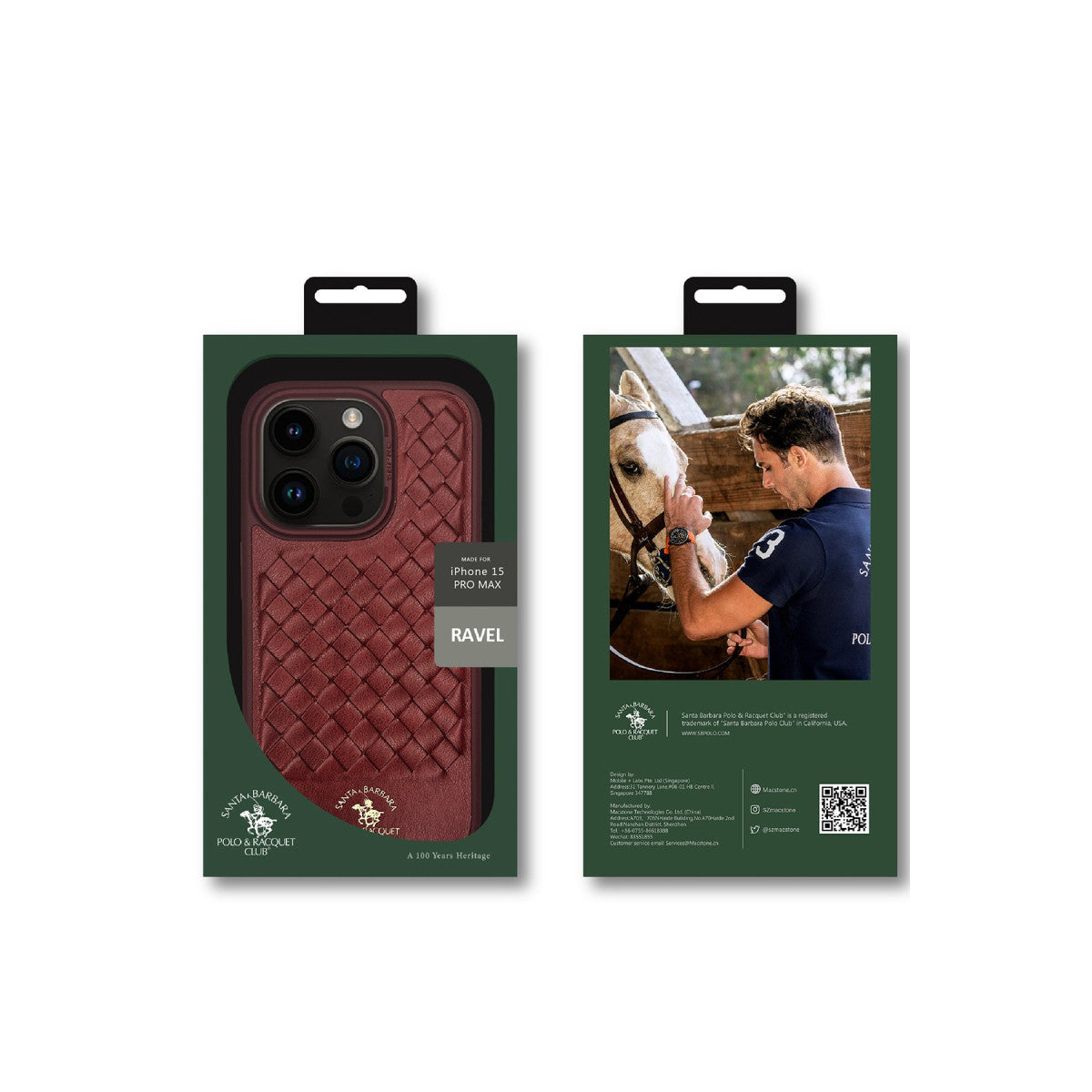 Santa Barbara Polo Racquet Club Apple iPhone 15 Pro Max Ravel Deri Kapak