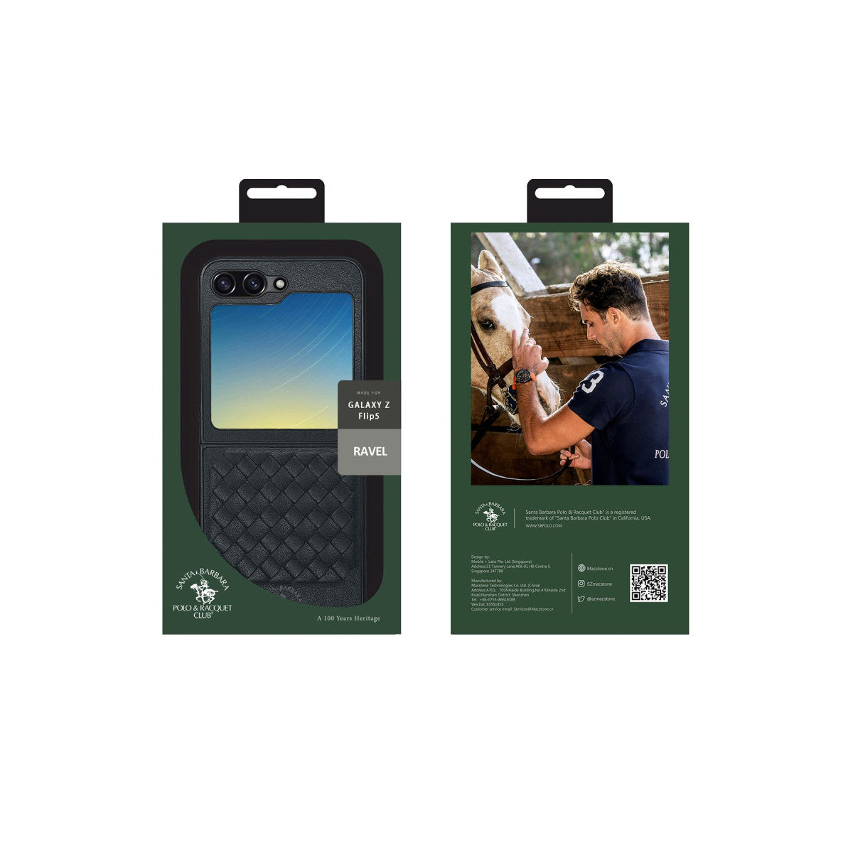 Santa Barbara Polo Racquet Club Samsung Galaxy Z Flip 5 Ravel Deri Kapak