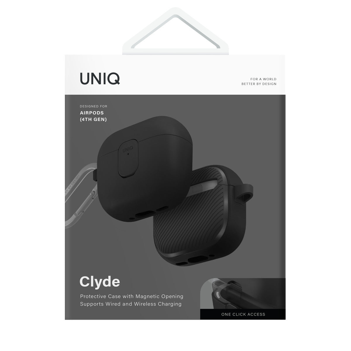 Uniq Apple Airpods 4 (4.nesil) Clyde Kilitli Kılıf