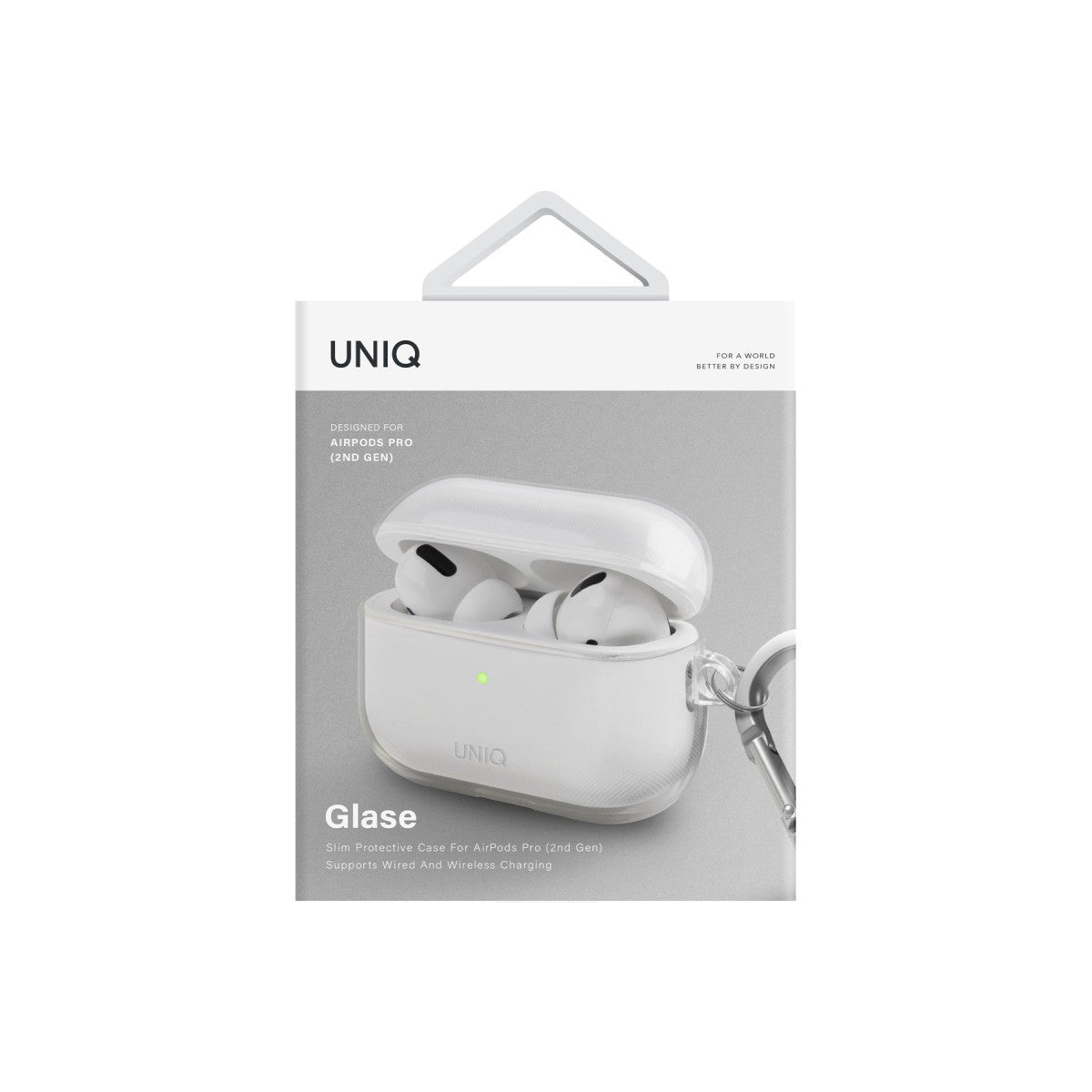 Uniq Apple Airpods Pro 2 (2.nesil) Glase Silikon Kılıf