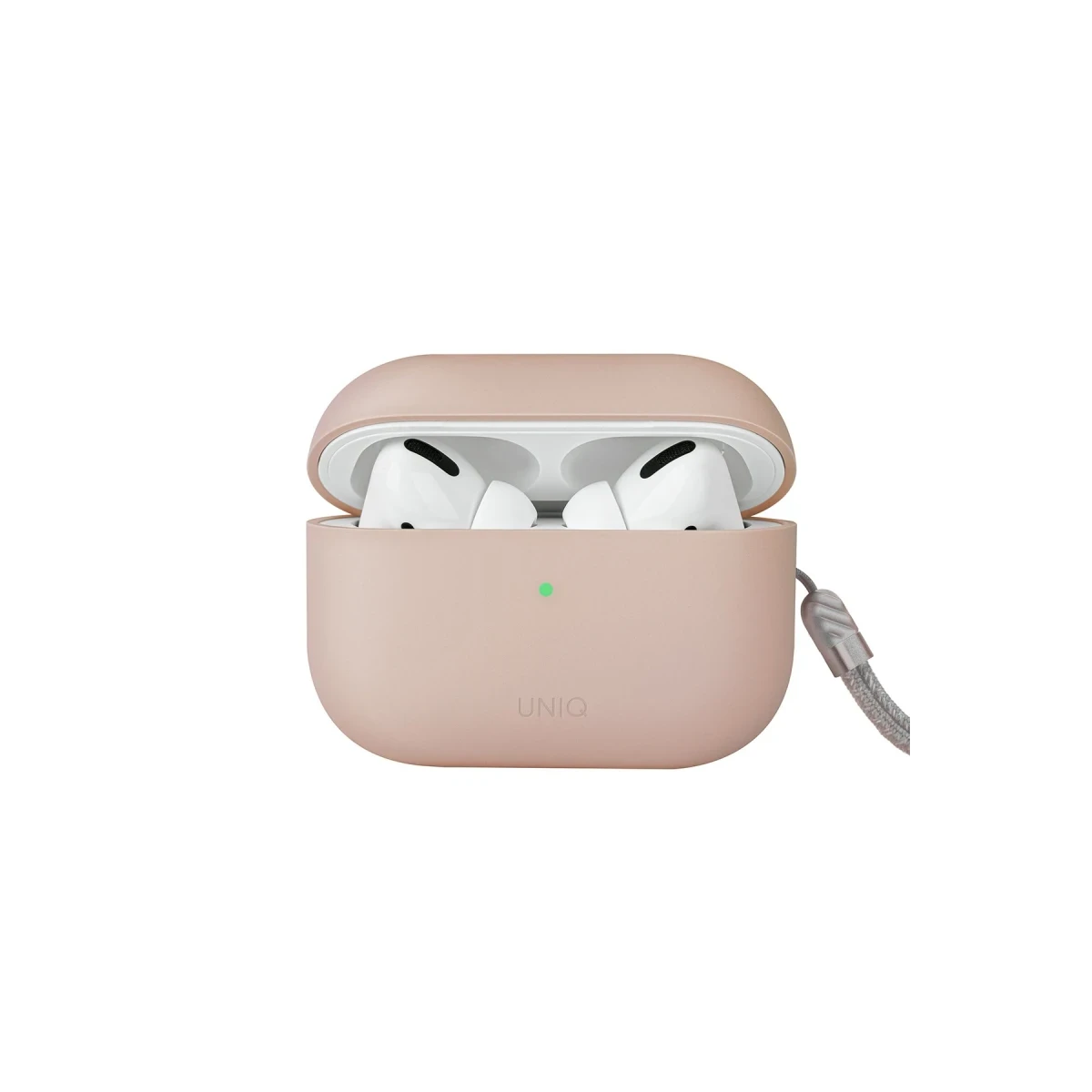 Uniq Apple Airpods Pro 2 (2.nesil) Lino Silikon Kılıf - Pembe