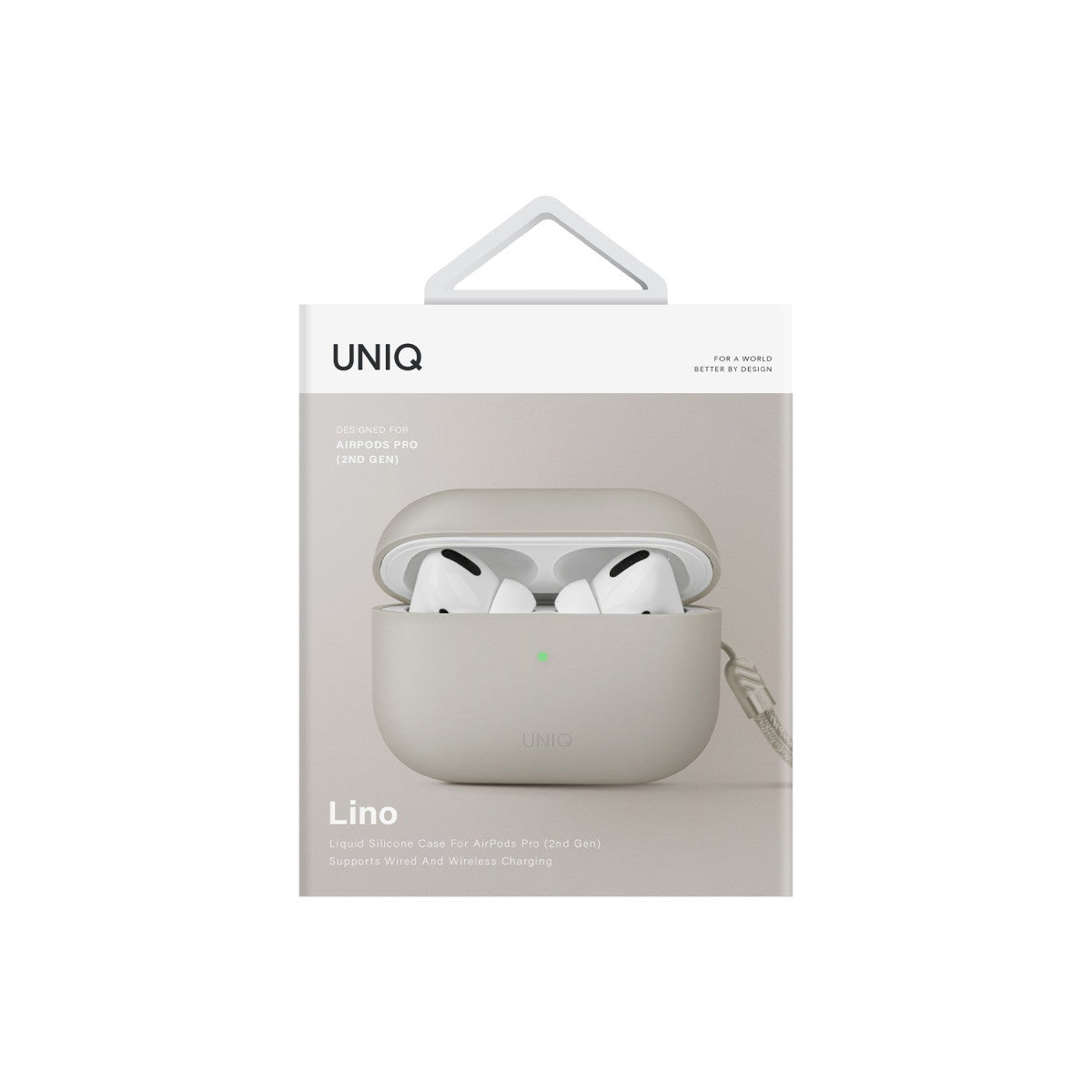 Uniq Apple Airpods Pro 2 (2.nesil) Lino Silikon Kılıf