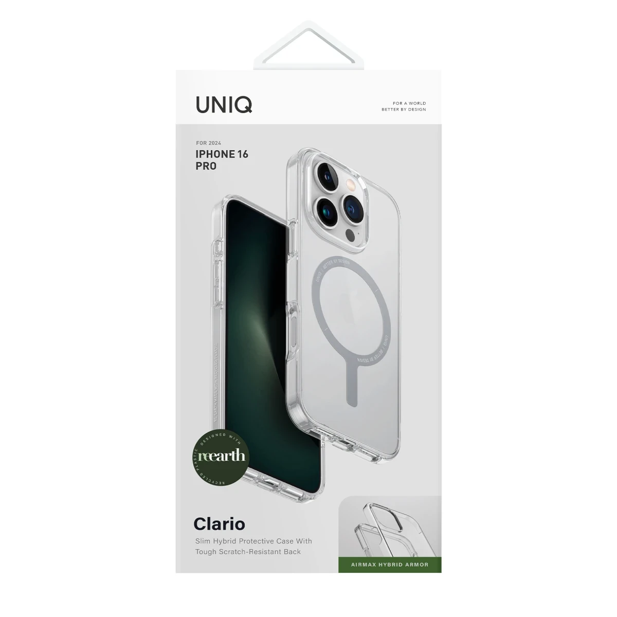 Uniq Apple iPhone 16 Pro Clario Magsafe Kapak - Gold