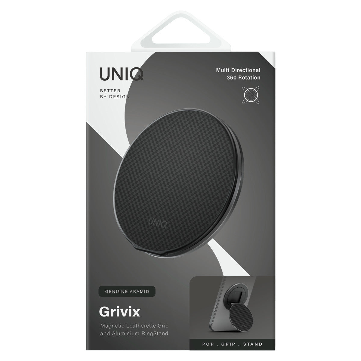 Uniq Grivix Premium 360 Manyetik Magsafe Kickstand Yüzük