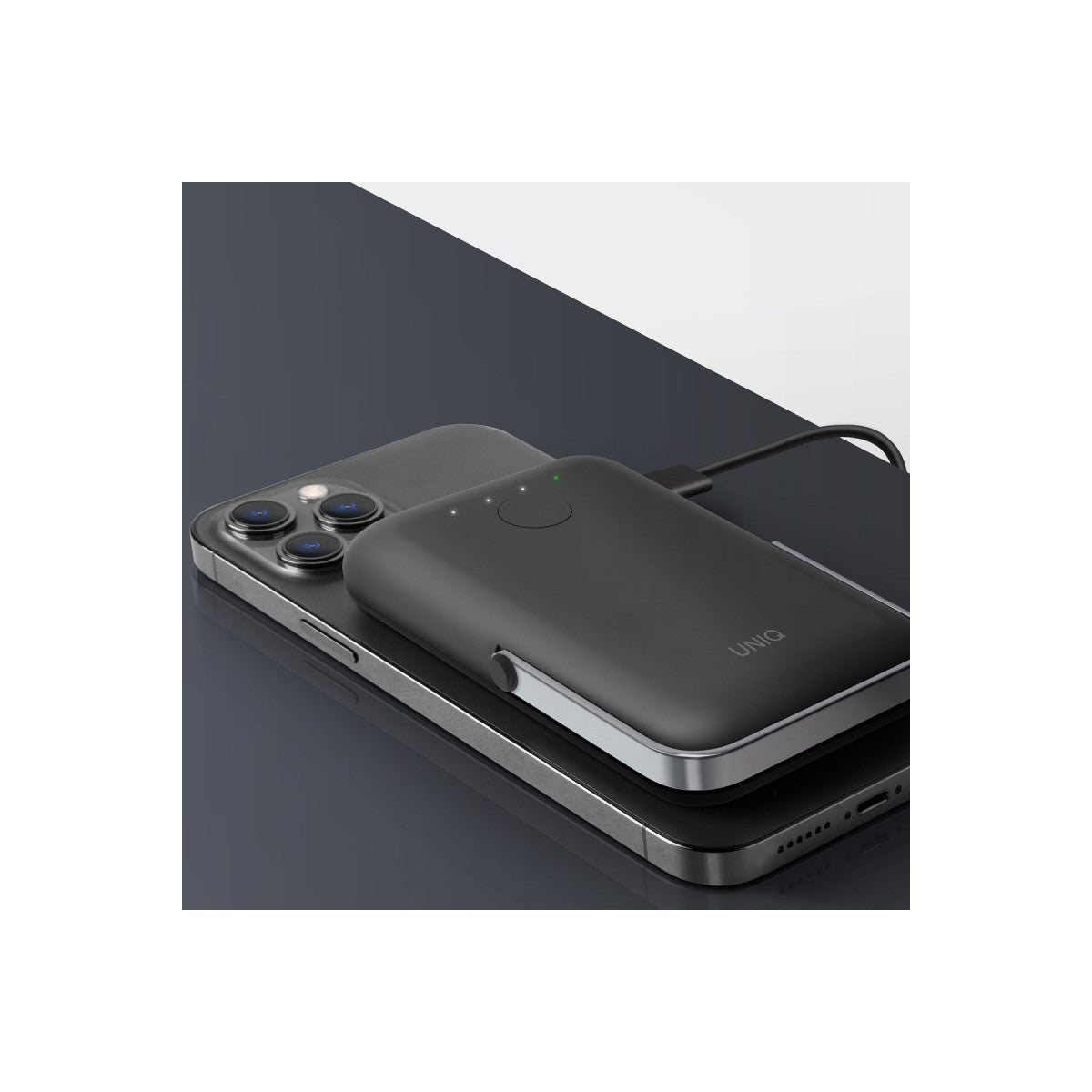 Uniq Hoveo 5.000mAh Manyetik PD Kablosuz Type-C Standlı Powerbank