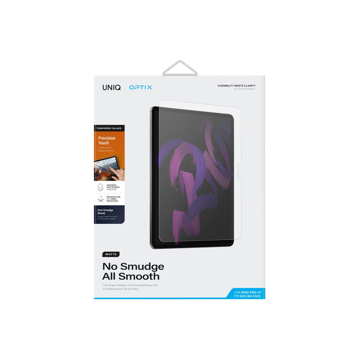 Uniq Apple iPad Pro 13 (2024) Optix Tablet Mat Ekran Koruyucu