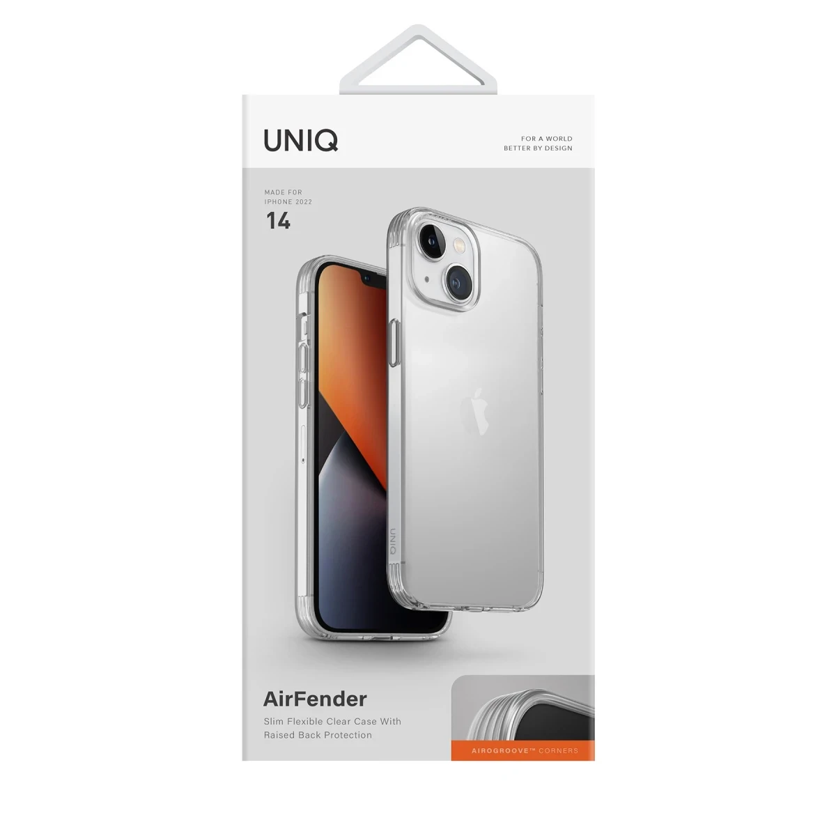 Uniq Apple iPhone 14 Air Fender Kapak - Şeffaf