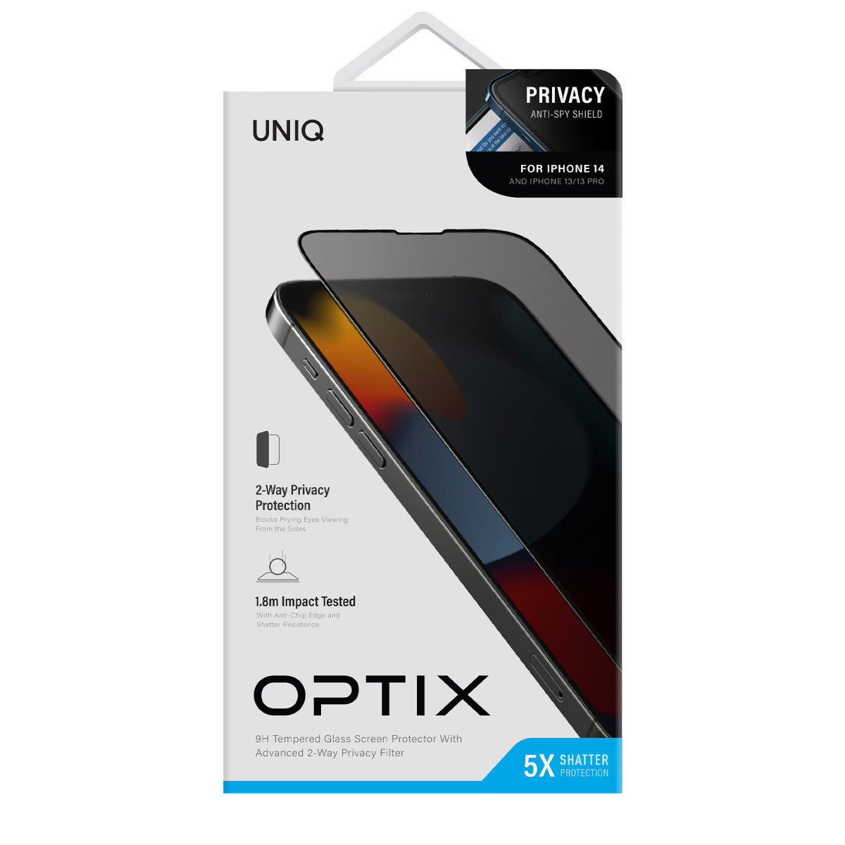 Uniq Apple iPhone 14 Optix Hayalet Cam Ekran Koruyucu