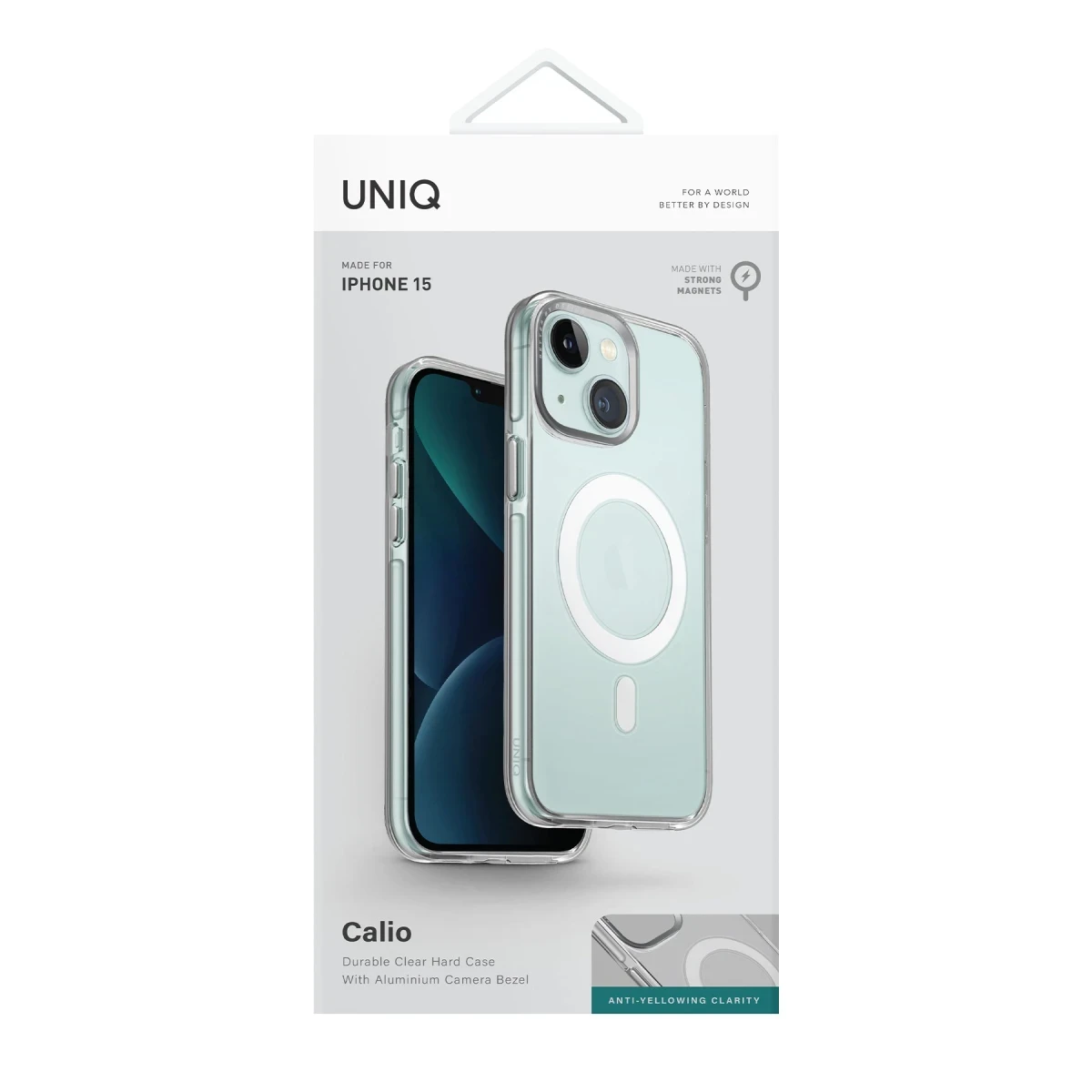 Uniq Apple iPhone 15 Calio Magsafe Kapak - Şeffaf