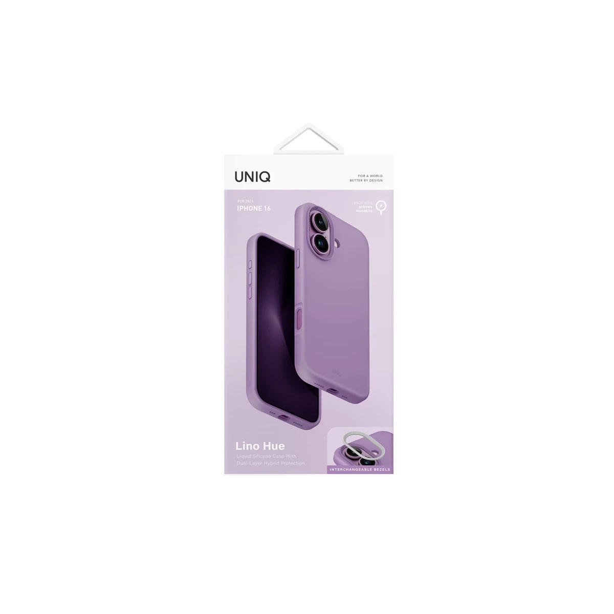 Uniq Apple iPhone 16 Lino Hue Magsafe Kapak - Pembe