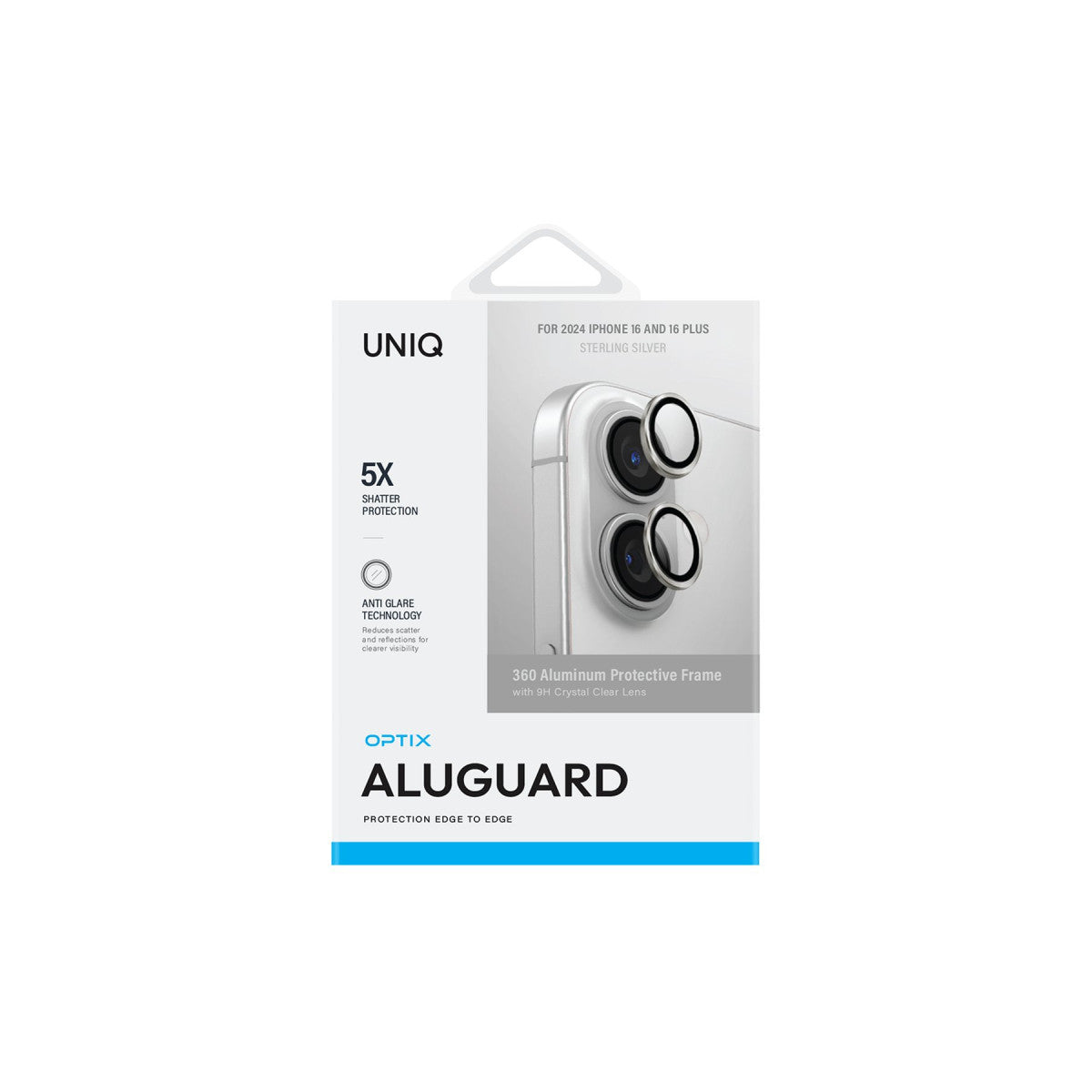 Uniq Apple iPhone 16 Optix Alüminyum Kamera Lens Koruyucu